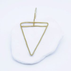 Gold Plated Ancient Style Arrow Earrings