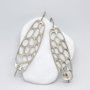 Minimalist Honeycomb Earring