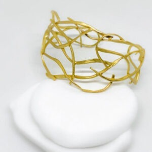 Gold Plated Ancient Branched Bracelet