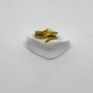 Gold Plated Carpenter Tourmaline Ring