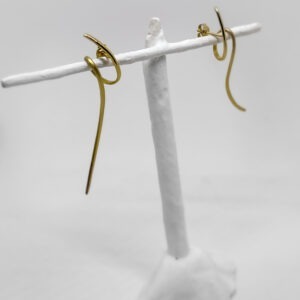Gold Plated Curled Earring