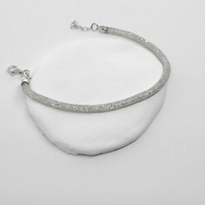 Exquisite Hand Made Mesh Sterling Silver Bracelet
