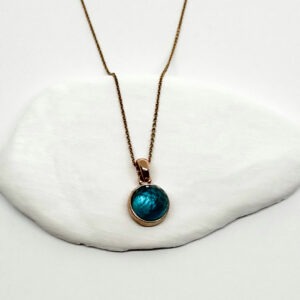 Stunning Rose Gold Plated Apatite Necklace