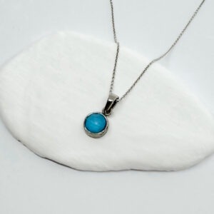 Timeless Sterling Silver Turquoise Necklace