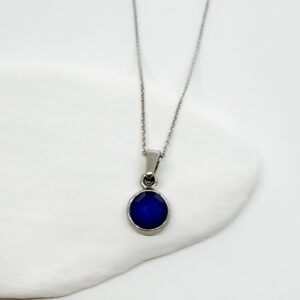 Timeless Sterling Silver Lapis Lazuli Necklace
